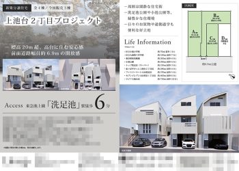 新築一戸建（建売3棟） マイソク（東京都大田区）