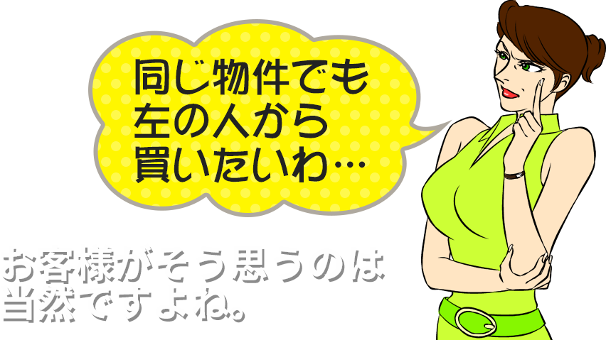 お客様がそう思うのは当然ですよね。