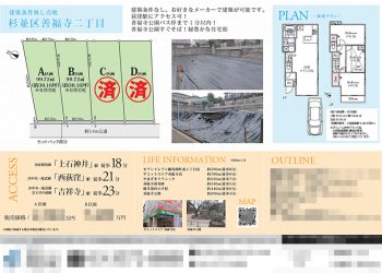 土地 マイソク（東京都杉並区）