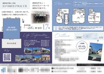 土地 マイソク（東京都江戸川区）