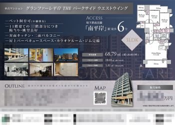 中古マンション マイソク（北海道札幌市豊平区）