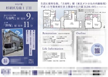 中古一戸建 マイソク（東京都杉並区）