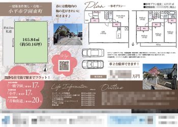 土地 マイソク（東京都小平市）