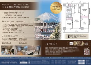 中古マンション マイソク（神奈川県横浜市南区）