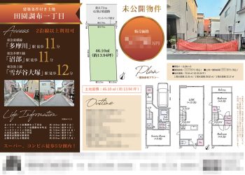 土地 マイソク（東京都大田区）