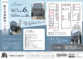 中古一戸建 マイソク（東京都狛江市）