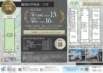 土地 マイソク（東京都練馬区）