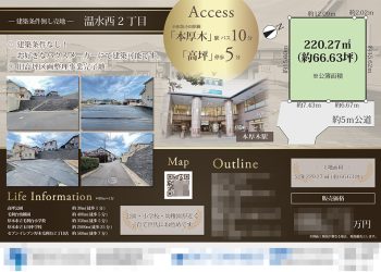 土地 マイソク（神奈川県厚木市）