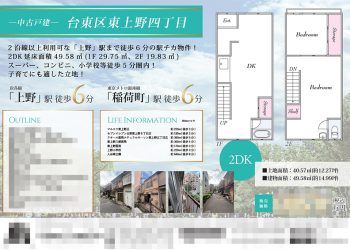 中古一戸建 マイソク（東京都台東区）