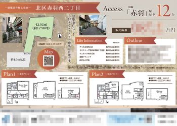 土地 マイソク（東京都北区）