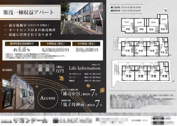 投資用1棟アパート マイソク（東京都豊島区）