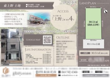 土地 マイソク（東京都台東区）