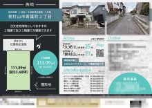 土地 マイソク（東京都東村山市）