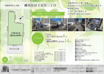 土地 マイソク（東京都練馬区）