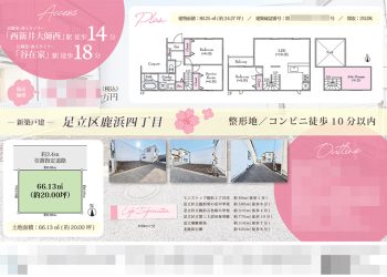 土地 マイソク（東京都足立区）