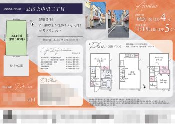 土地 マイソク（東京都北区）